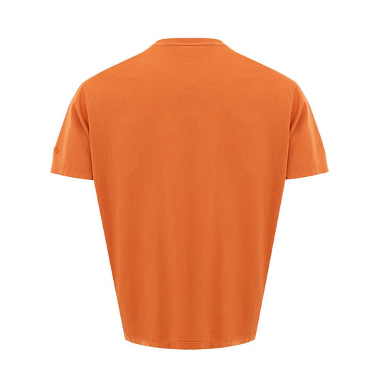 Orange Cotton Signature Tee