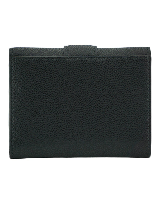 Black Leather Card Holder Wallet