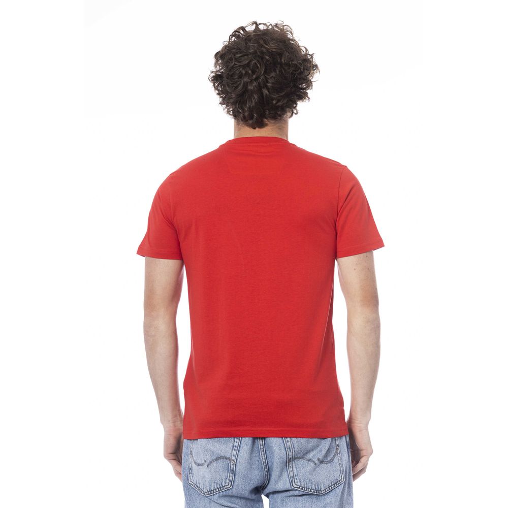 Red Cotton Men's T-Shirt