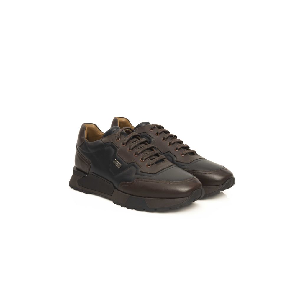 Blue Leather Men's Sneaker