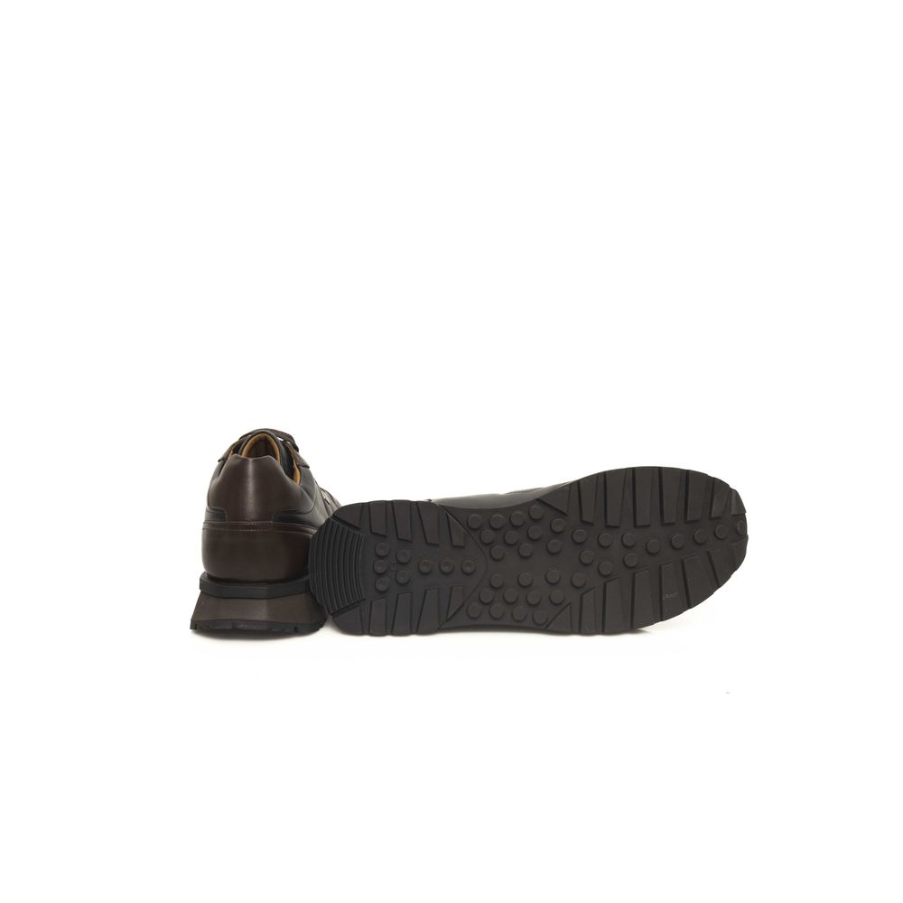 Blue Leather Men's Sneaker
