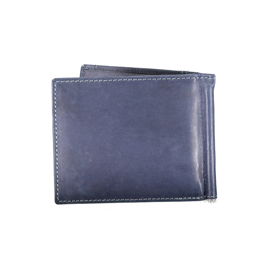 Blue Leather Wallet