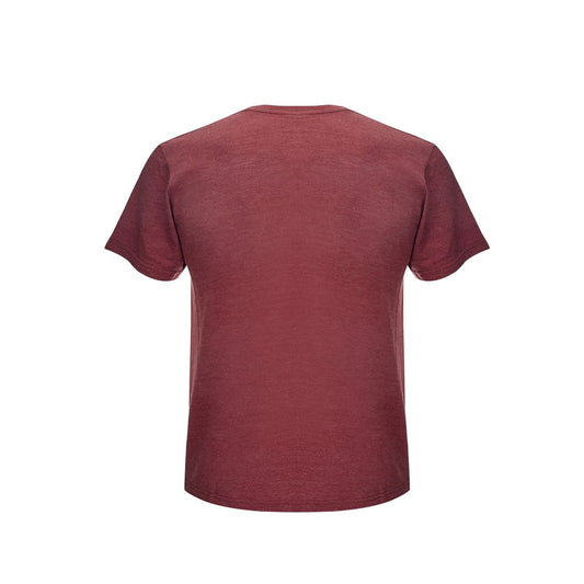 Vibrant Red Cotton Tee for Stylish Men