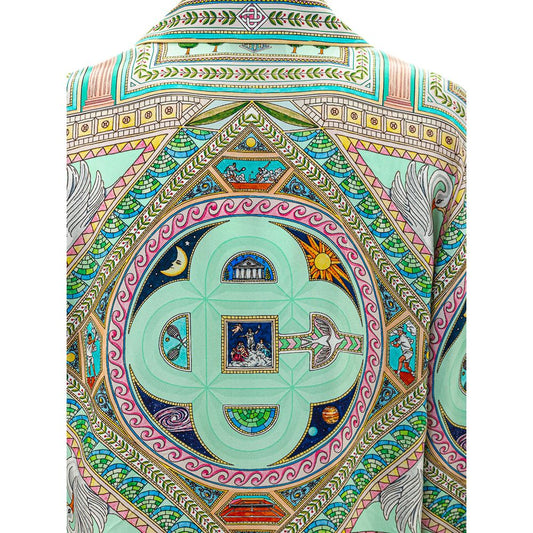 Green Silk Shirt