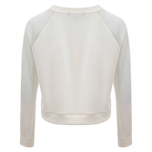 Elegant White Polyamide Sweater