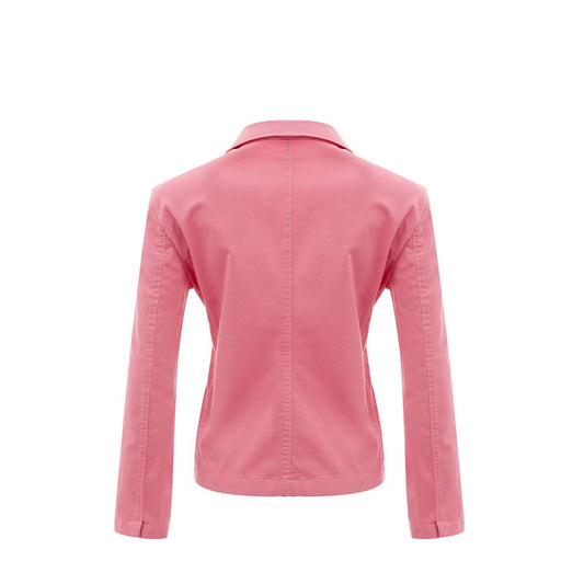 Pink Cotton Jackets & Coat