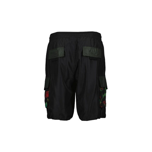 Black Polyester Short
