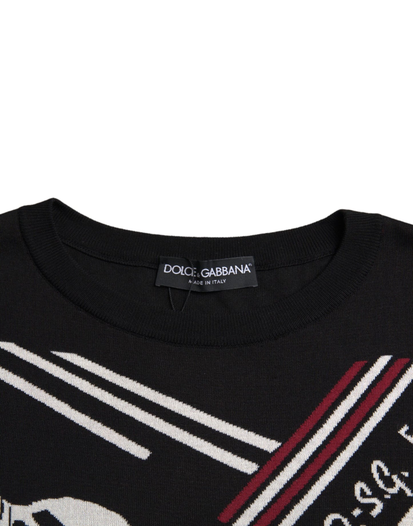Multicolor Jazz Club Silk Pullover Sweater
