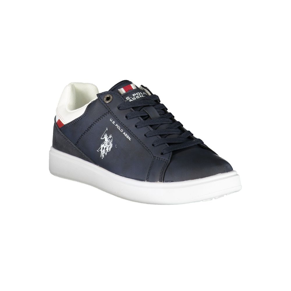 Blue Polyethylene Men Sneaker