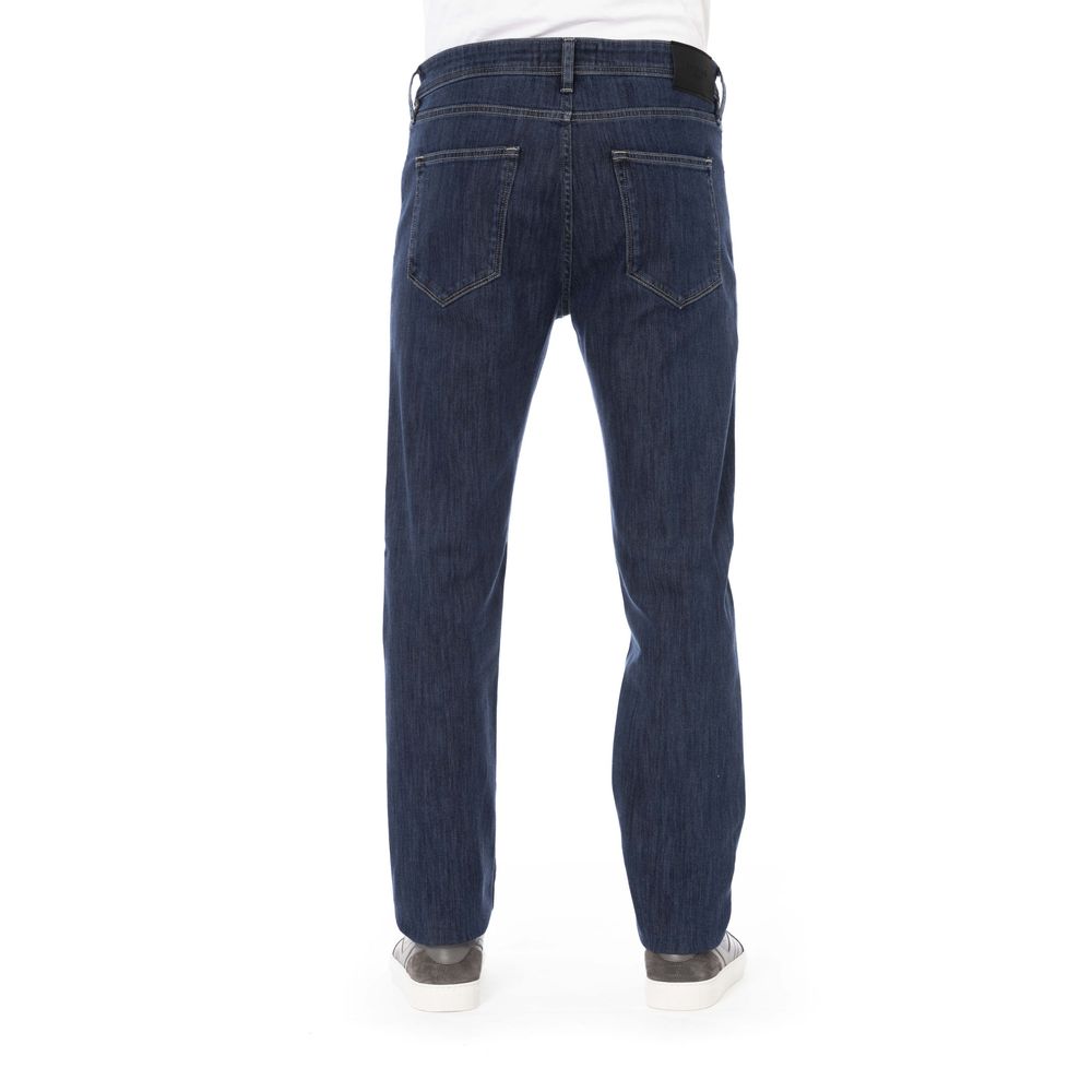 Blue Cotton Men Jean