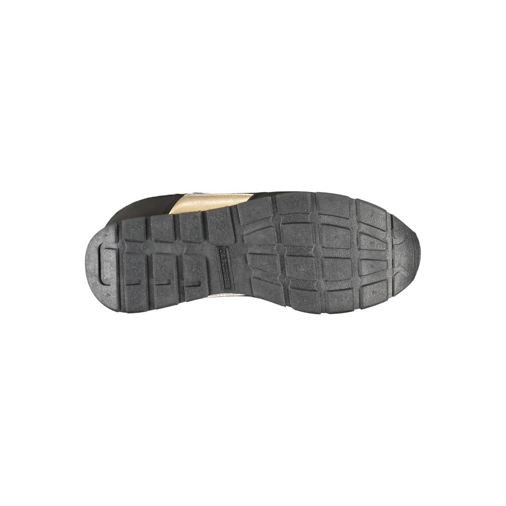 Black Polyester Women Sneaker