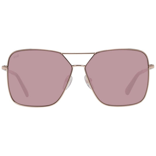 Rose Gold Metal Sunglasses
