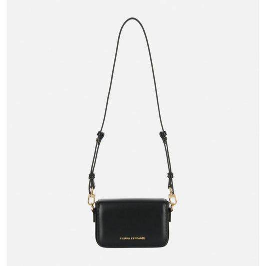 Black Polyester Women Shoulder Bag