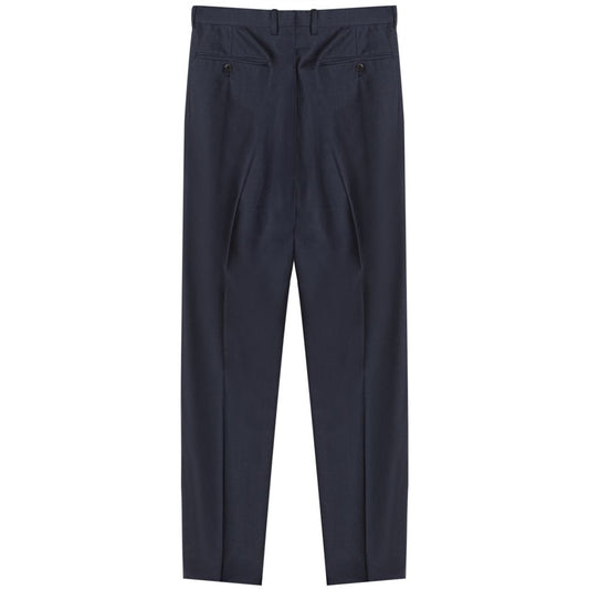 Blue Wool Jeans & Pant