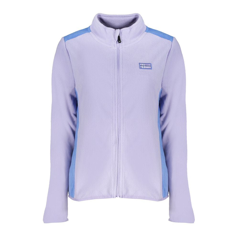 Purple Polyester Women Sweater