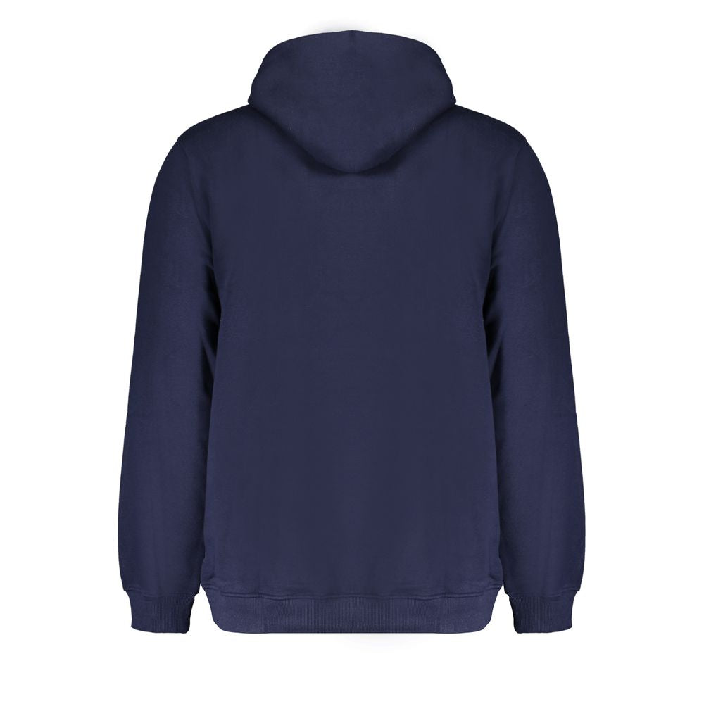 Blue Cotton Men Sweater