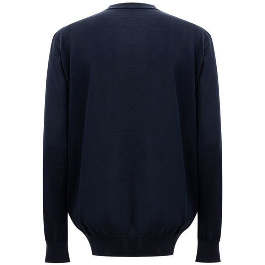 Blue Cotton Cardigan