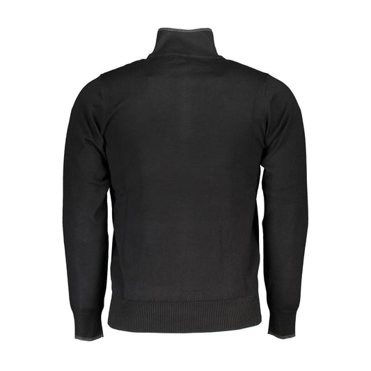 Black Nylon Sweater