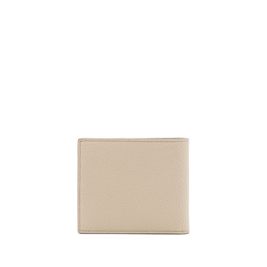 Beige Leather Wallet