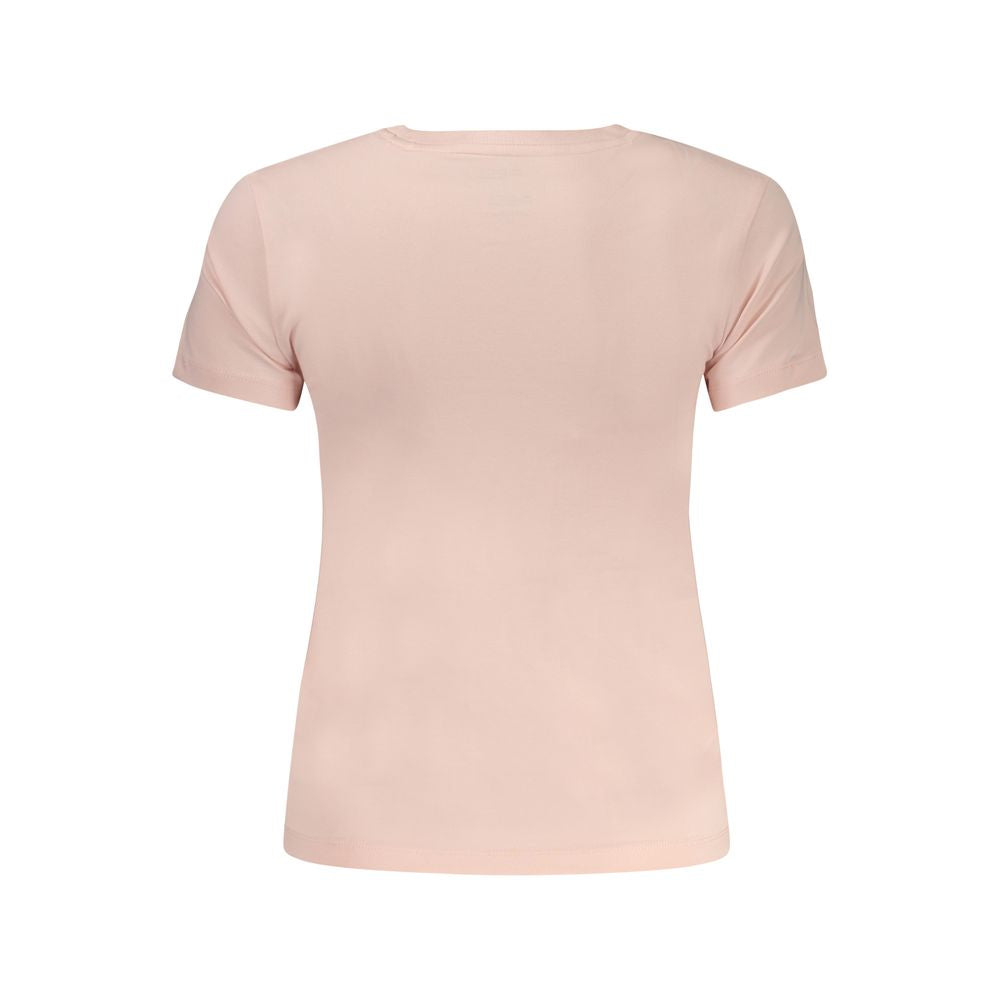 Pink Cotton Tops & T-Shirt