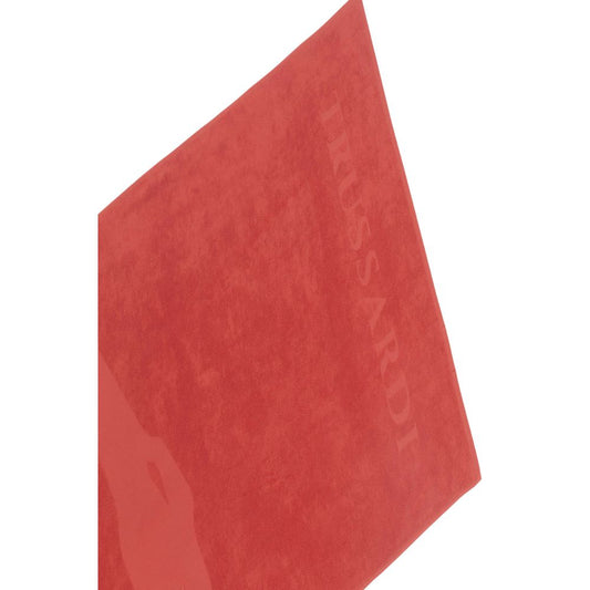 Red Cotton Beach Towel