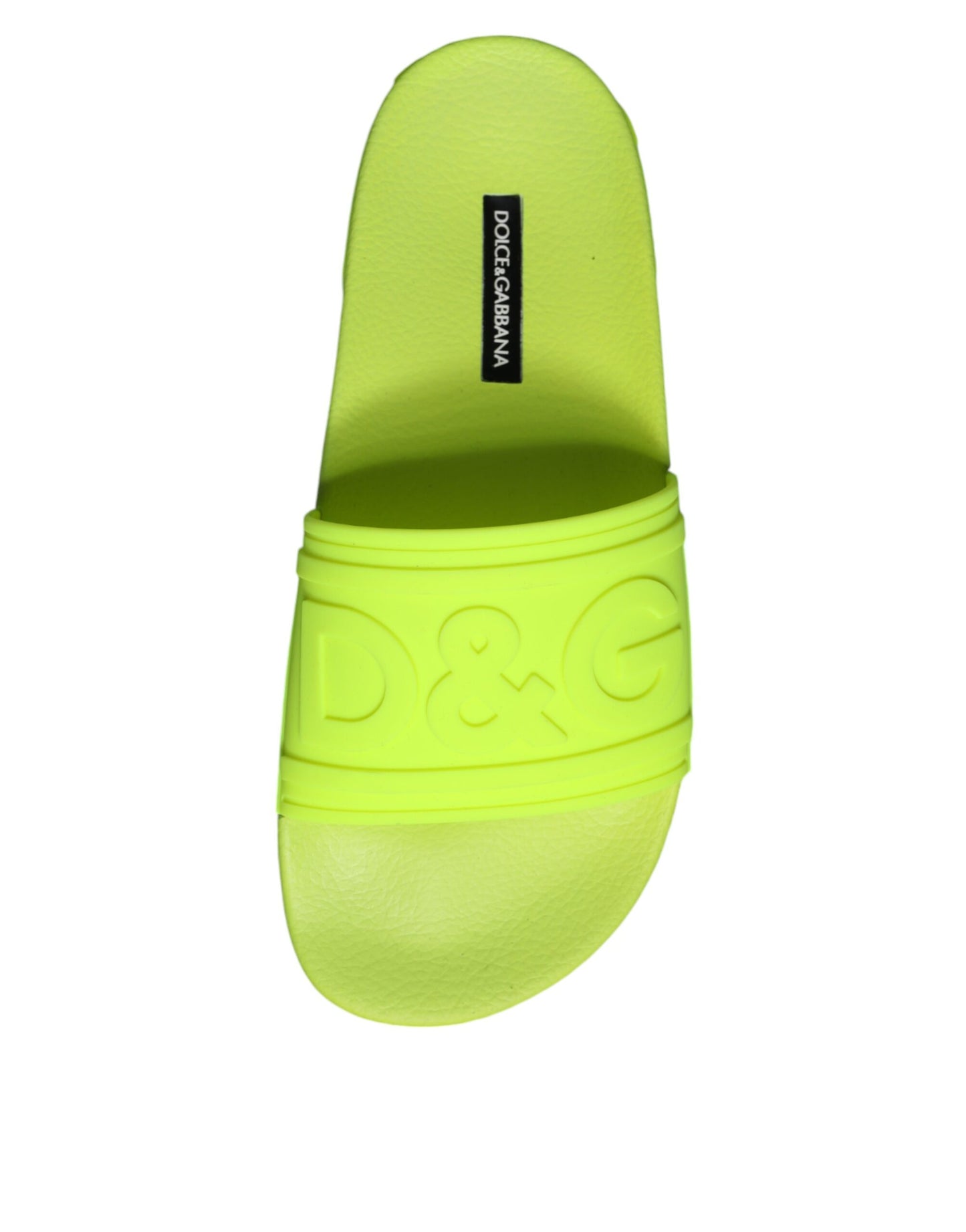 Green Rubber Slides Sandals Beachwear Shoes