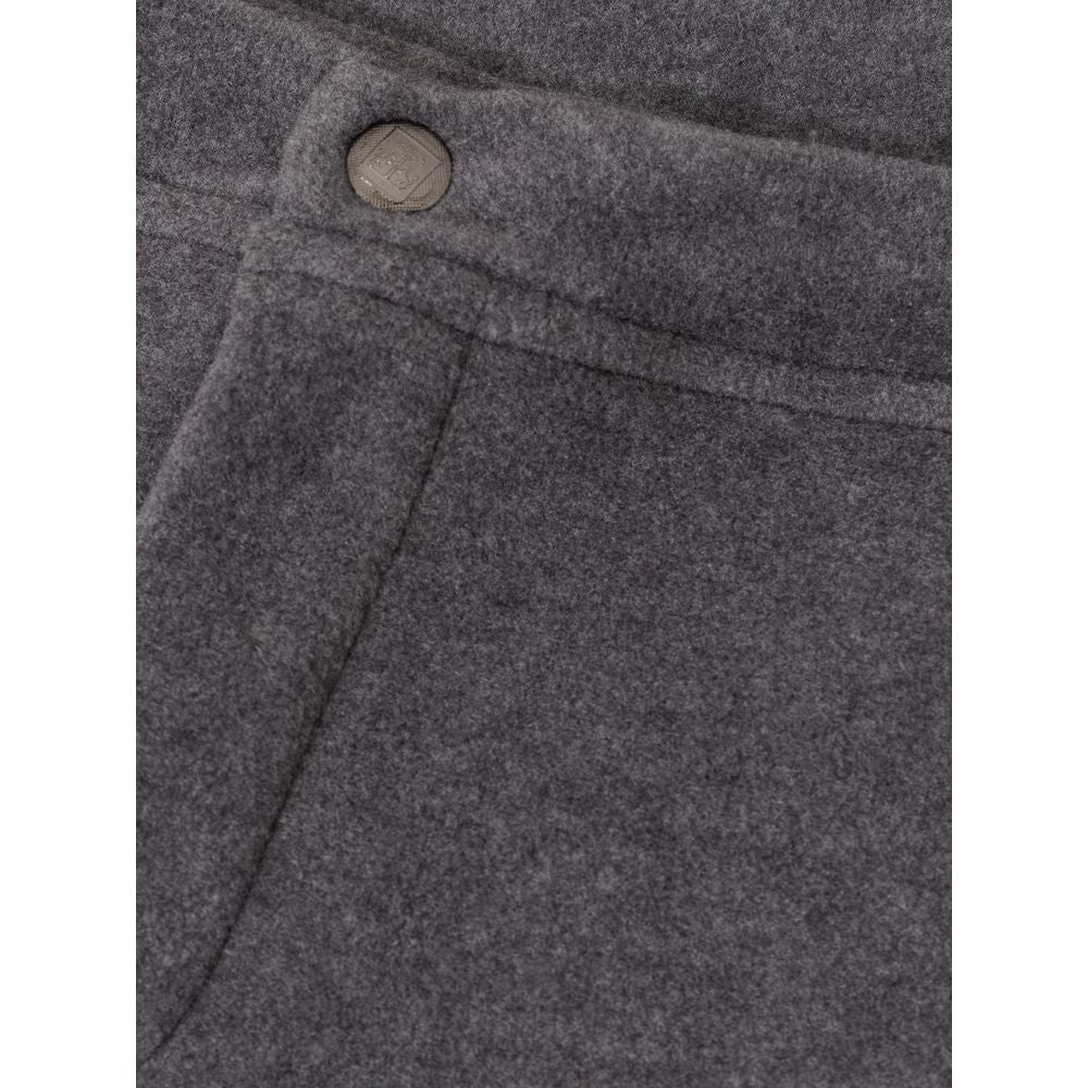 Gray Viscose Jeans & Pant