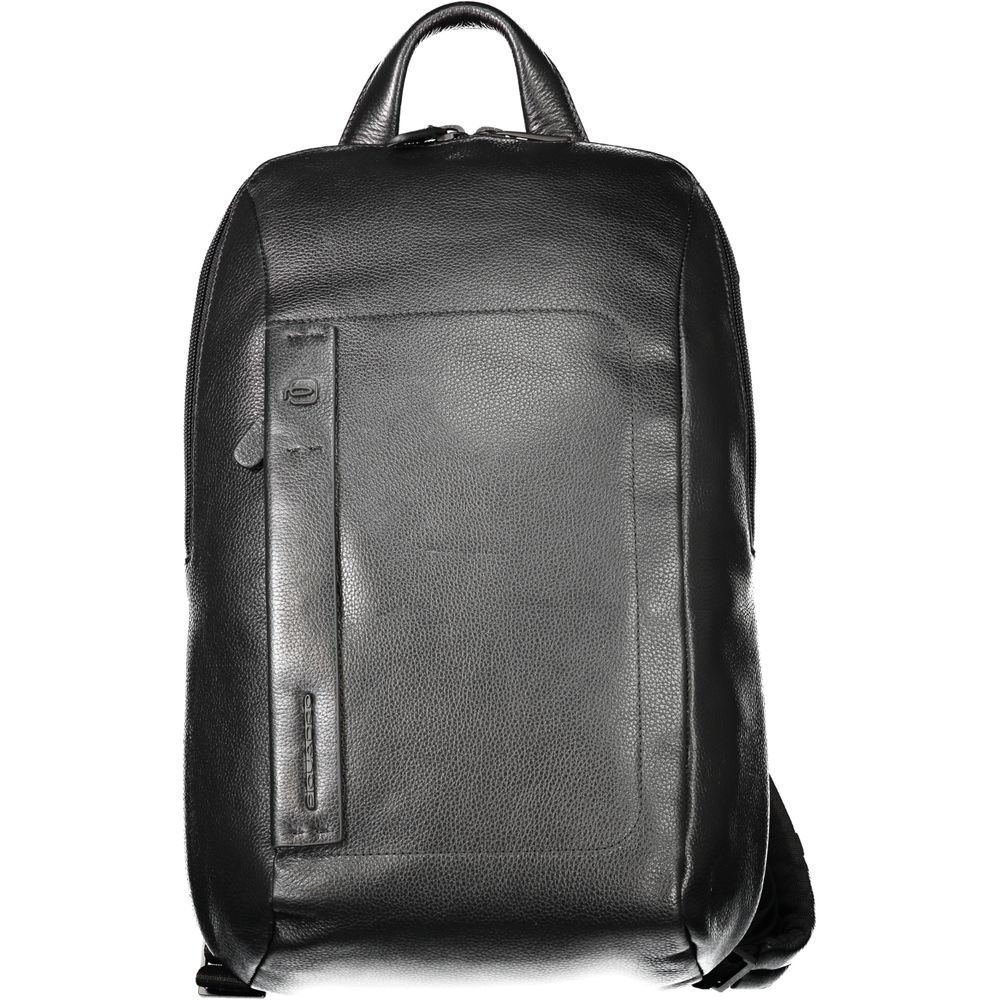Black Leather Backpack