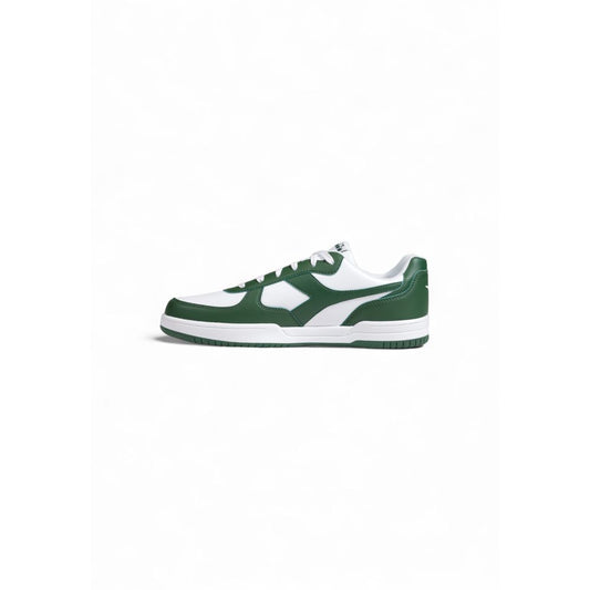 Bicolor Artificial Leather Low Top Sneakers