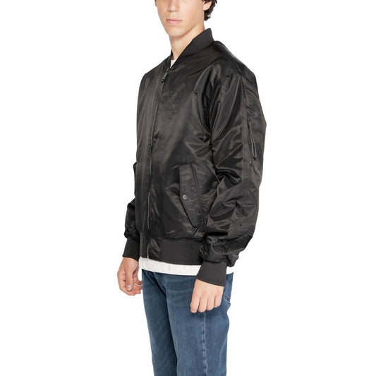 Black Polyamide Jackets & Coat