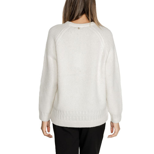 White Polyester Sweatshirt