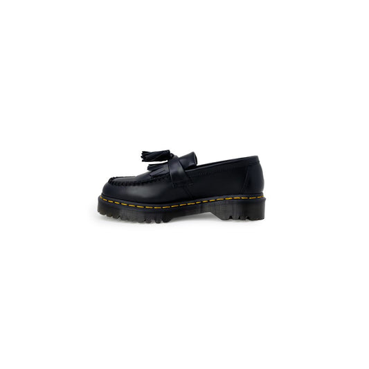 Black Leather Lace-Up Boots
