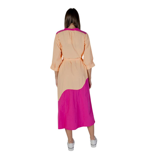Orange Cotton Long Dress