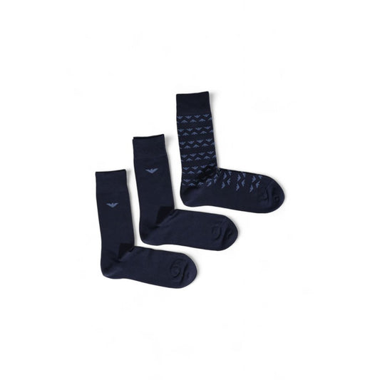Blue Cotton Socks
