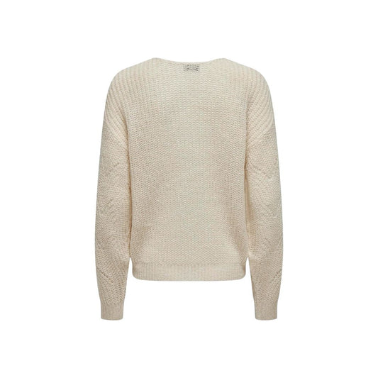 Cream Marabou Sweatshirt