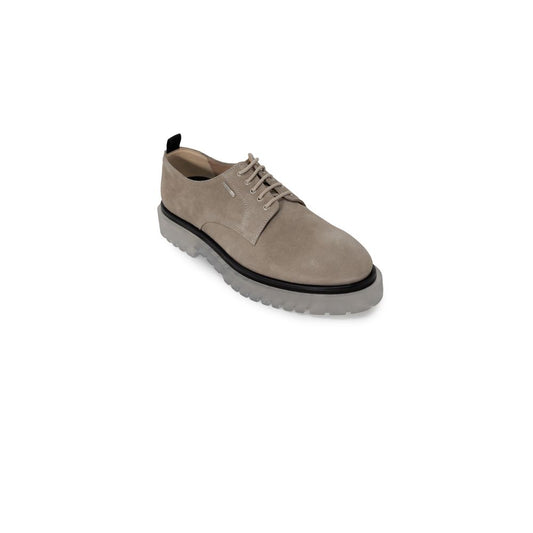 Beige Polyethylene Oxfords And Derbies