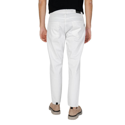 White Cotton Skinny Jeans