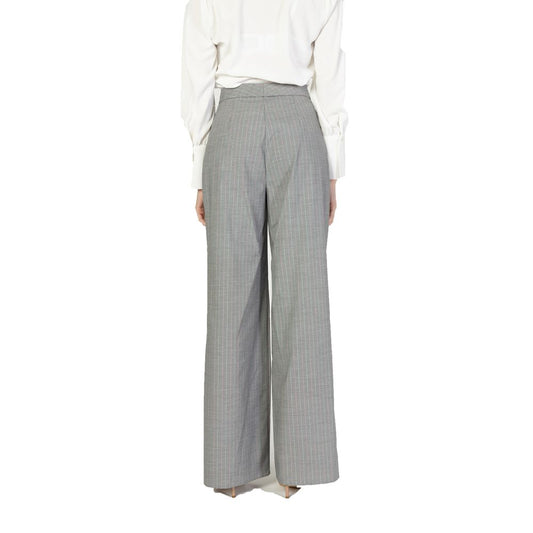 Multicolor Polyester Casual Pants