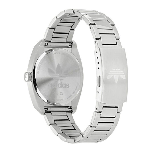 Gray Stainless Steel Dress Watch