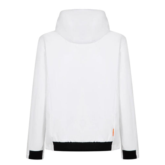 White Polyester Men's Jacket
