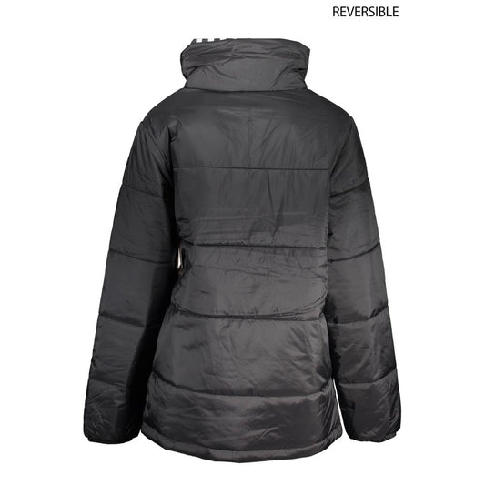 Black Nylon Jackets & Coat