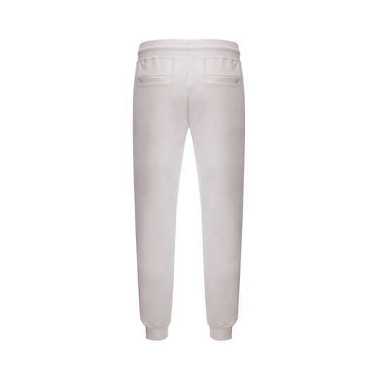 White Cotton Athletic Pants
