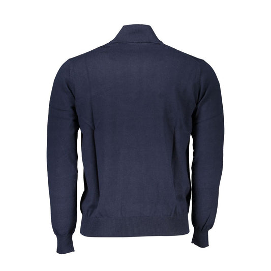Blue Cotton Men's Sweater