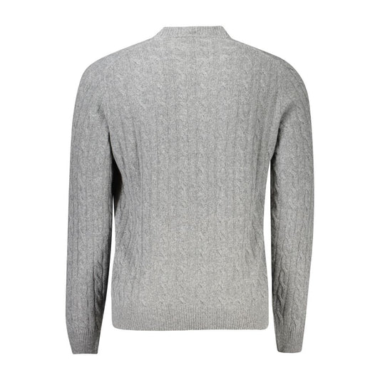 Gray Wool Men's Sweater