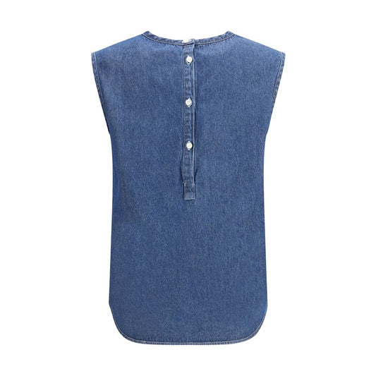 Blue Cotton Top