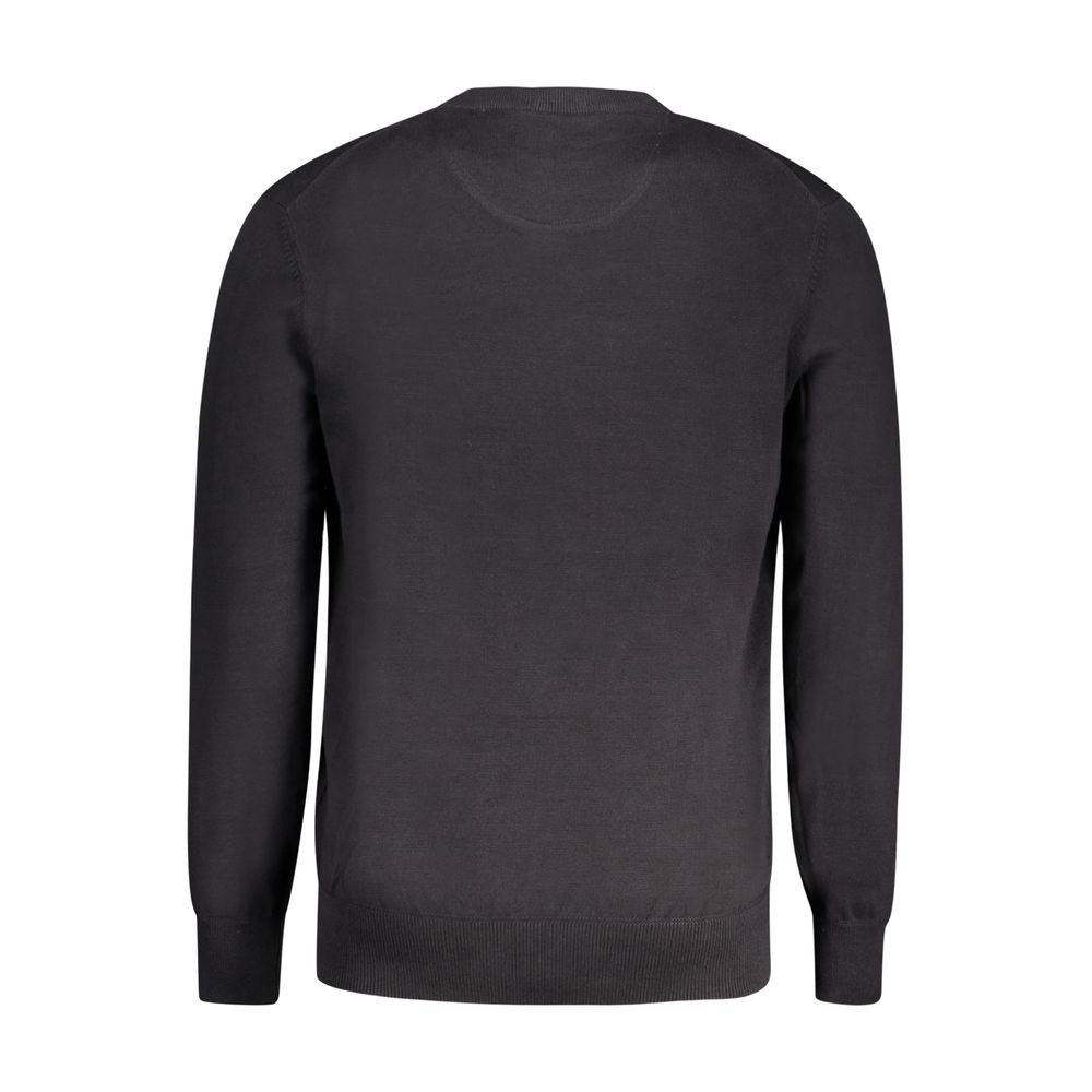 Black Organic Cotton Men Sweater