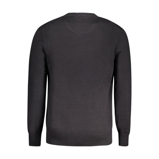 Black Organic Cotton Men Sweater