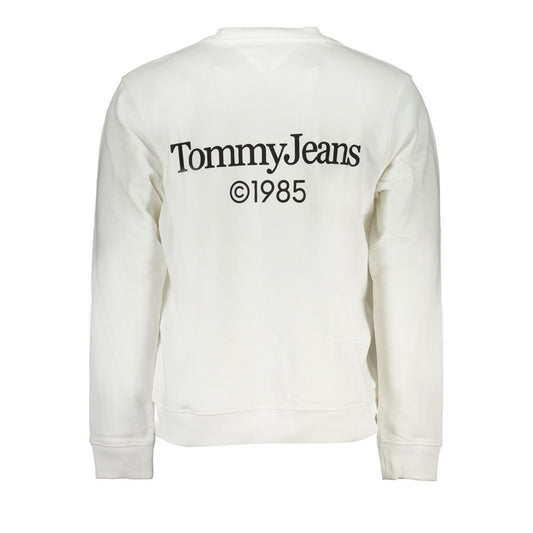 White Cotton Men's Sweatshirt