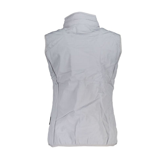 Gray Polyester Women Jacket