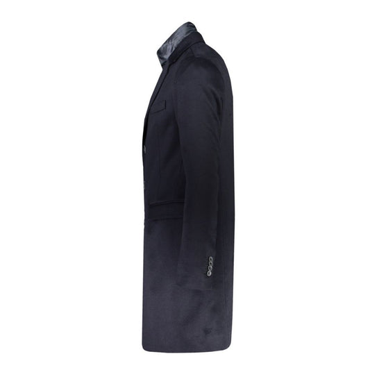 Blue Cashmere Men Jacket